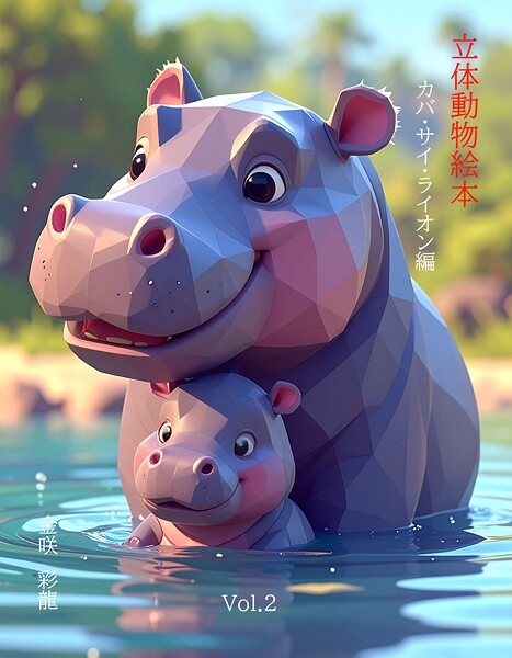 【s875aeagm00002】立体動物絵本2